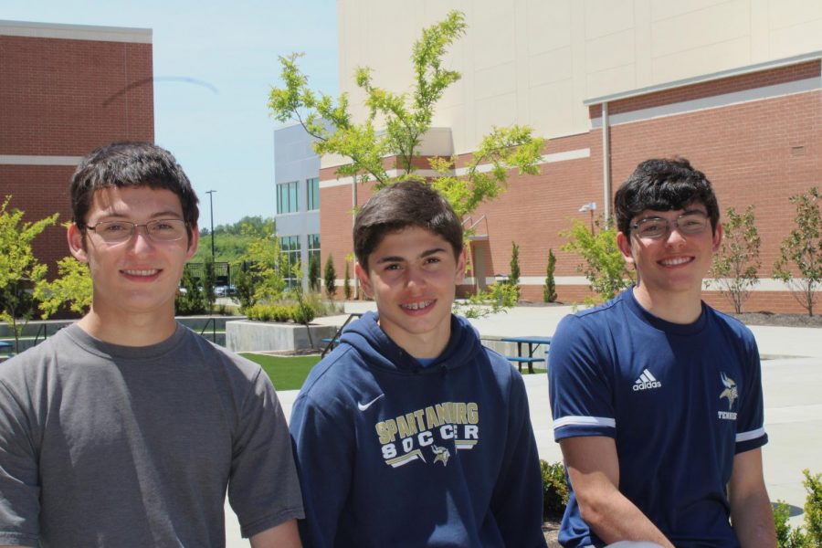 The trio of brothers, Ilan (12), Ruben (9), and Jerome Falcon (10) each competitively participate in athletics which creates lasting bonds between them.