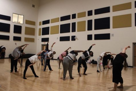 The dance class welcomes dancers of all levels of experience to learn together.