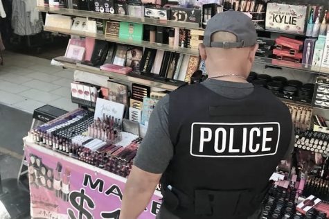 Police in Los Angeles have raided several hundred thousand dollars worth of counterfeit cosmetics that could potentially harm consumers