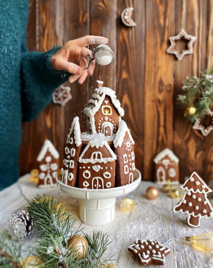 During the holidays, gingerbread houses become a staple of wintery times.