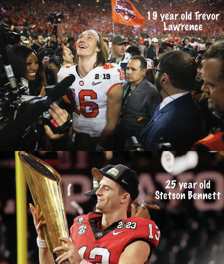 Georgias hero, Stetson Bennett, wins his second national championship with the Georgia Bulldogs in his seventh season with the NCAA.