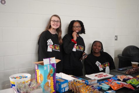 During Black History Month, members of the Black History Club sold snacks during Viking Hour.