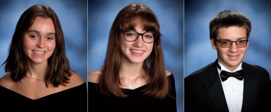 Anna Buchert (12), Hannah Keen (12), and Aaron Grieshop (12) are the senior scholars for 2023