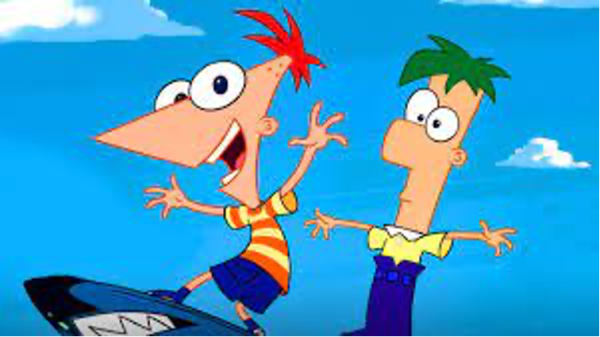 Background picture from the animated series Phineas and Ferb.
