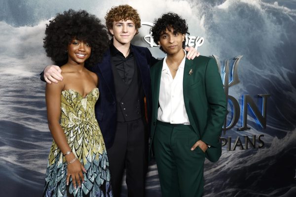 The main cast of the new Percy Jackson  and the Olympians television show on Disney+.
