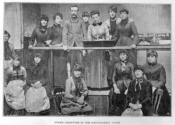 Women from the Match Girl Strike in 1888.