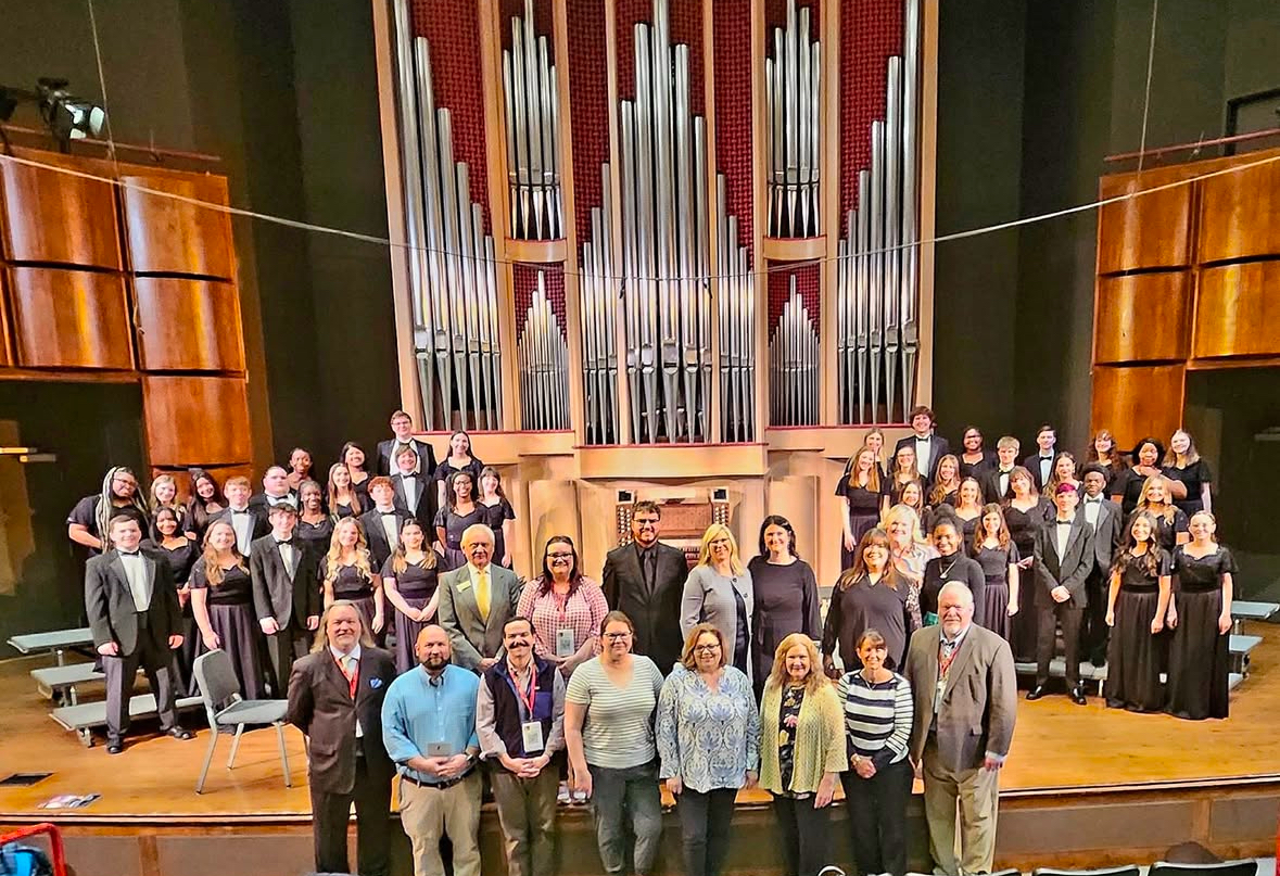 Photo from the SCMEA competition at the Koger Center of Arts in Columbia on Feb. 7.