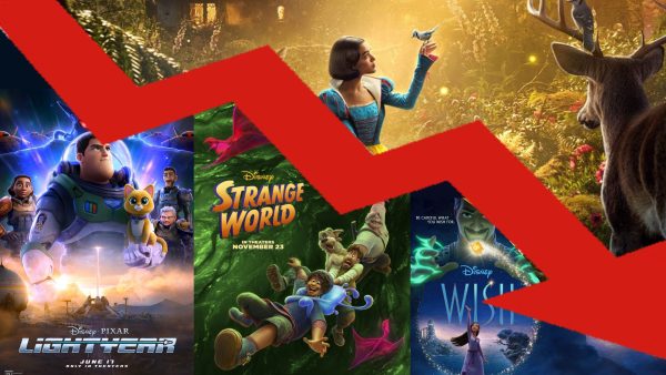 Disney's recent movies such as "Lightyear", "Snow White", Strange World" and "Wish" have all received very low ratings after their release. 