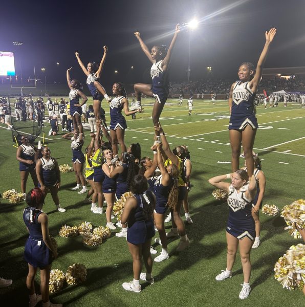 Cheerleaders, from high school level to all the way to professional, put forth countless hours practicing their routines to promote team spirit.