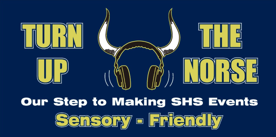 Banner spotlighting Spartanburg High School's "Turn Up the Norse" program.