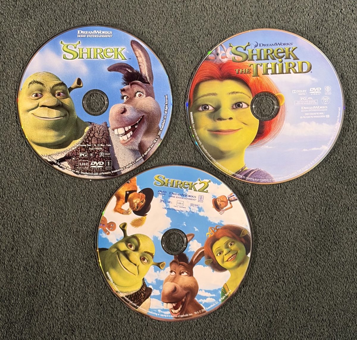 The "Shrek" movies are uniquely distinguished by the famous green ogre himself.