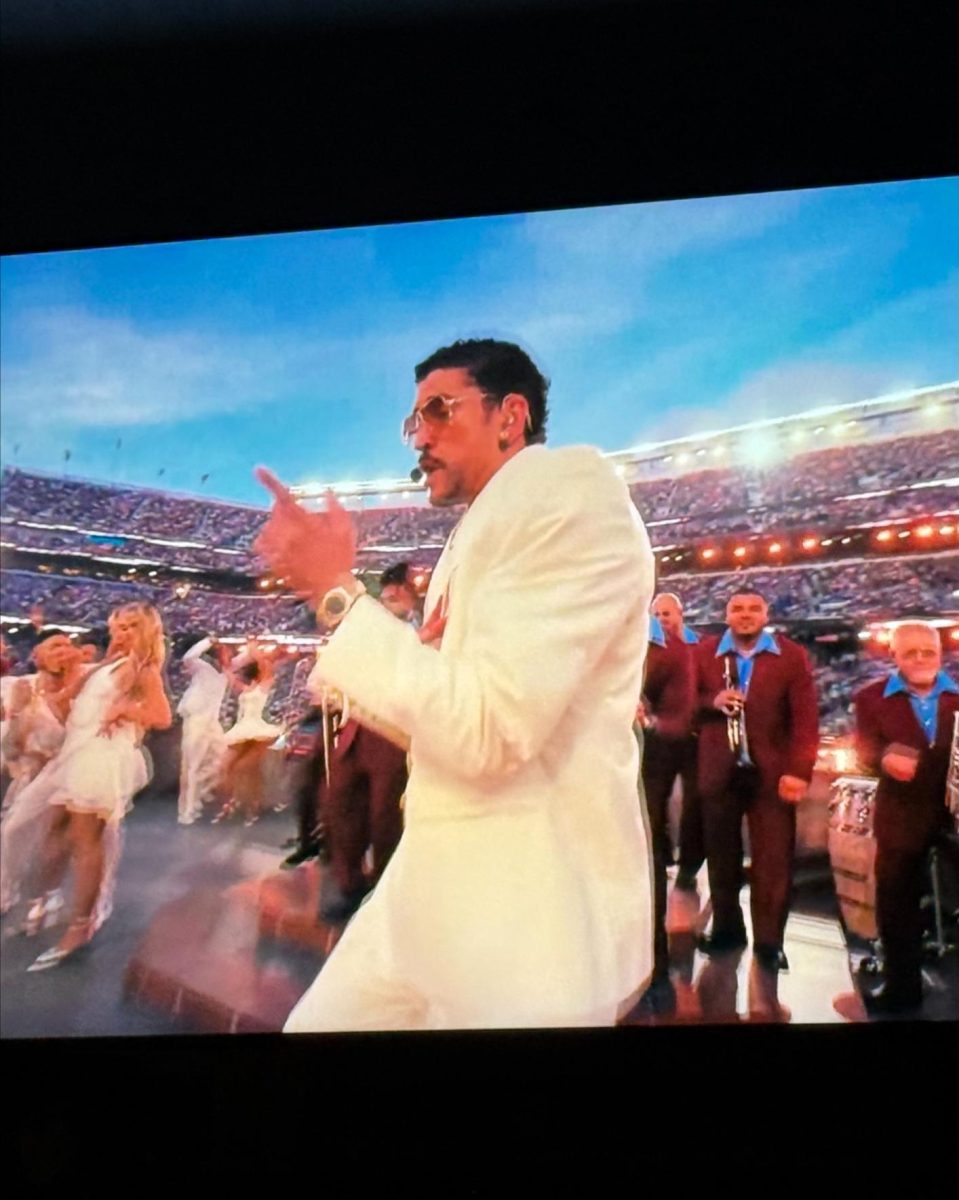 Bad Bunny's halftime performance at the 2026 Super Bowl aired live on NBC.