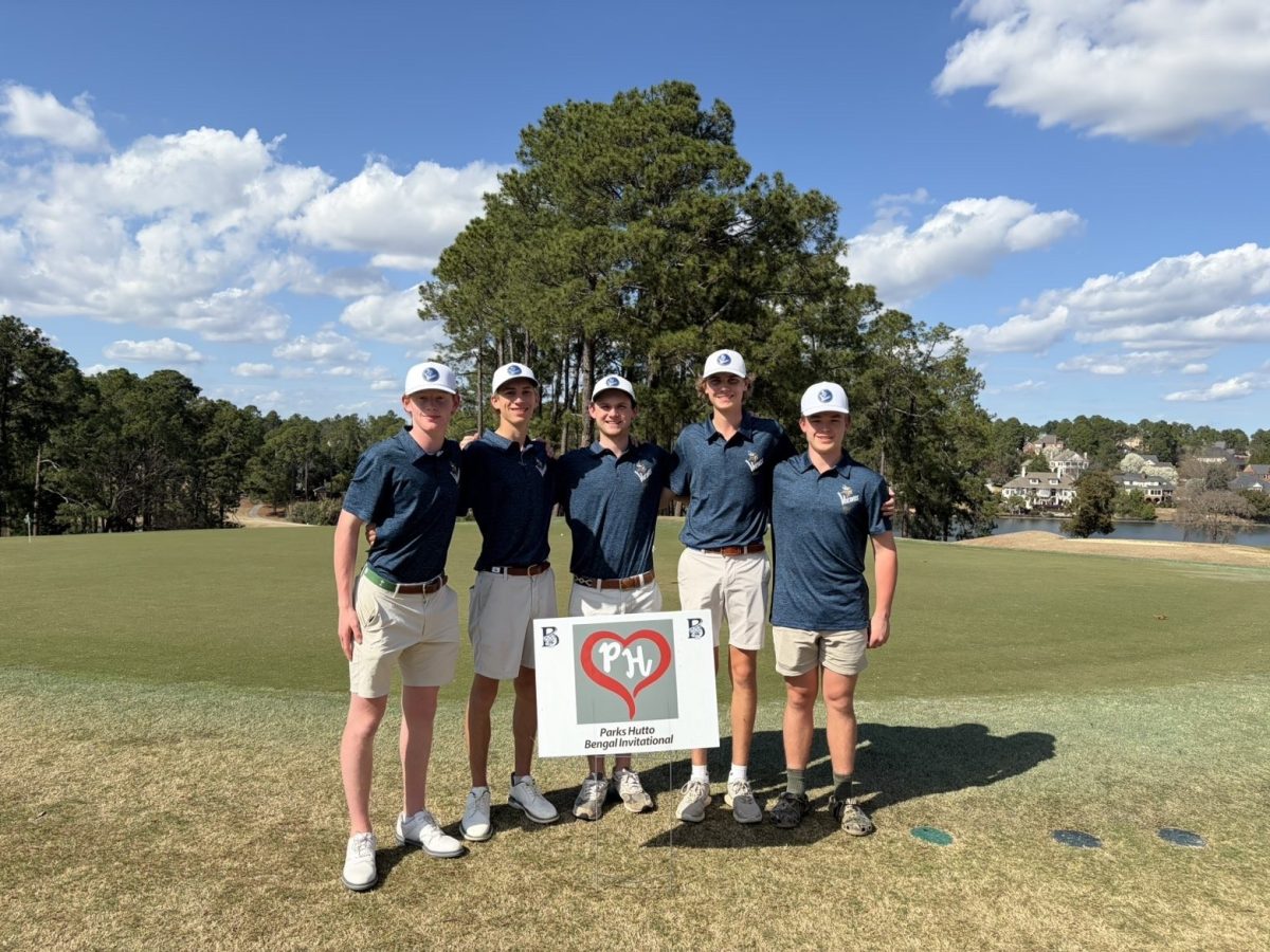 The SHS boys golf team at the Bengal Invitational at the WildeWood Club in Columbia.