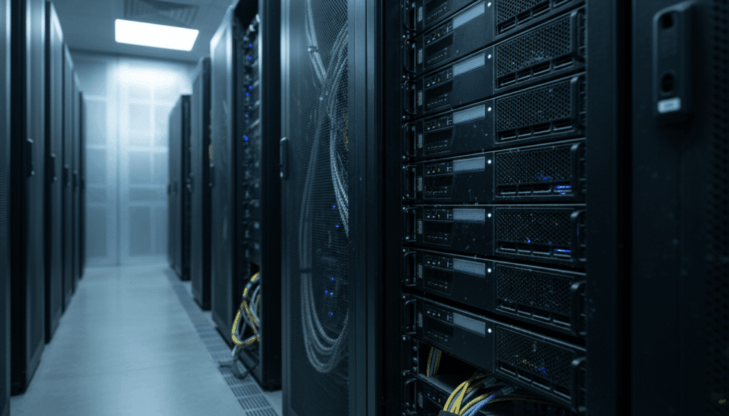 AI data centers are controlled in big storage rooms all across America.