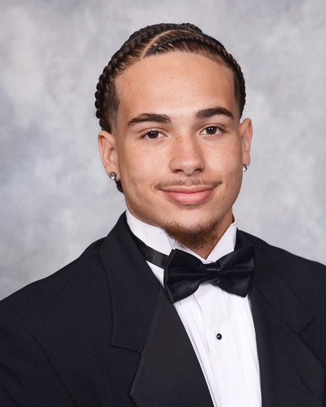 Jordan Hale-Atkins (12) is the male Norse News Athlete of the Year.