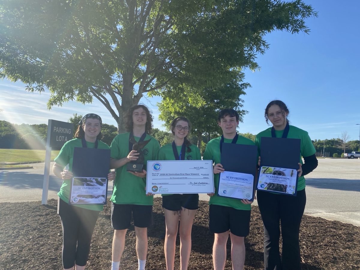 The SHS Envirothon team came back from Columbia victorious on April 17.